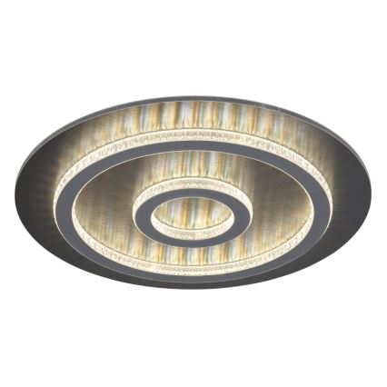 Globo - ściemnialna oprawa sufitowa LED/40W/230V 3000-6500K średnica 45 cm antracyt + pilot zdalnego sterowania