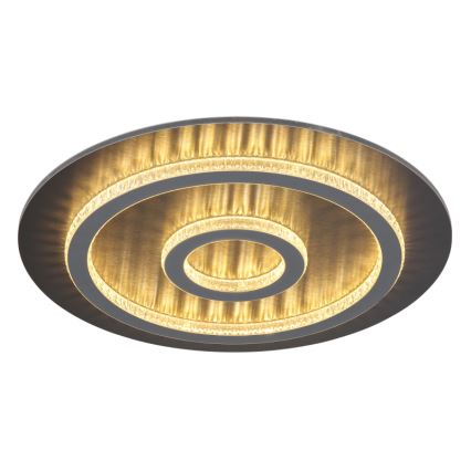 Globo - ściemnialna oprawa sufitowa LED/40W/230V 3000-6500K średnica 45 cm antracyt + pilot zdalnego sterowania