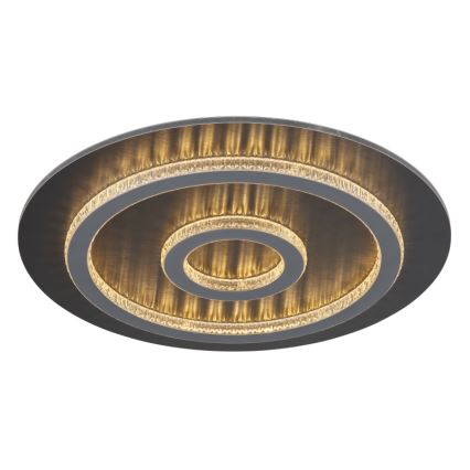 Globo - ściemnialna oprawa sufitowa LED/40W/230V 3000-6500K średnica 45 cm antracyt + pilot zdalnego sterowania