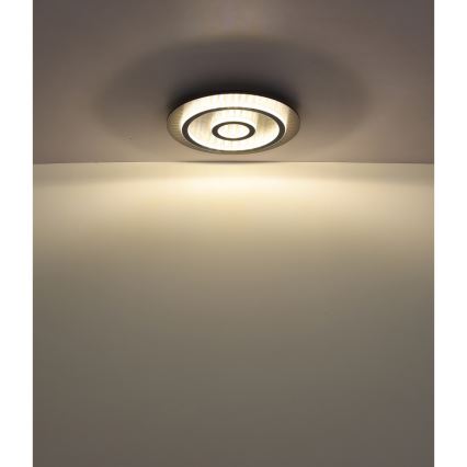 Globo - ściemnialna oprawa sufitowa LED/40W/230V 3000-6500K średnica 45 cm antracyt + pilot zdalnego sterowania