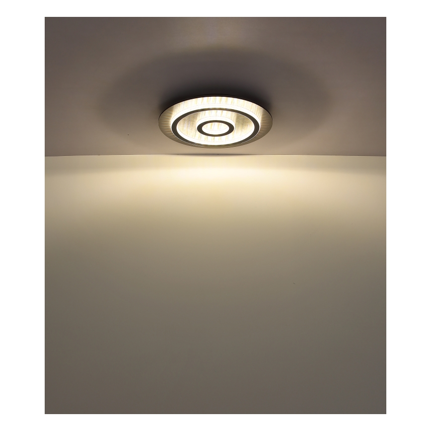 Globo - ściemnialna oprawa sufitowa LED/40W/230V 3000-6500K średnica 45 cm antracyt + pilot zdalnego sterowania