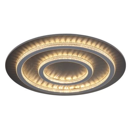 Globo - ściemnialna oprawa sufitowa LED/60W/230V 3000-6500K średnica 55 cm antracyt + pilot zdalnego sterowania