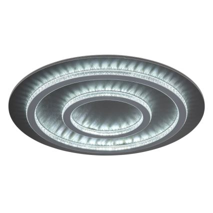 Globo - ściemnialna oprawa sufitowa LED/60W/230V 3000-6500K średnica 55 cm antracyt + pilot zdalnego sterowania