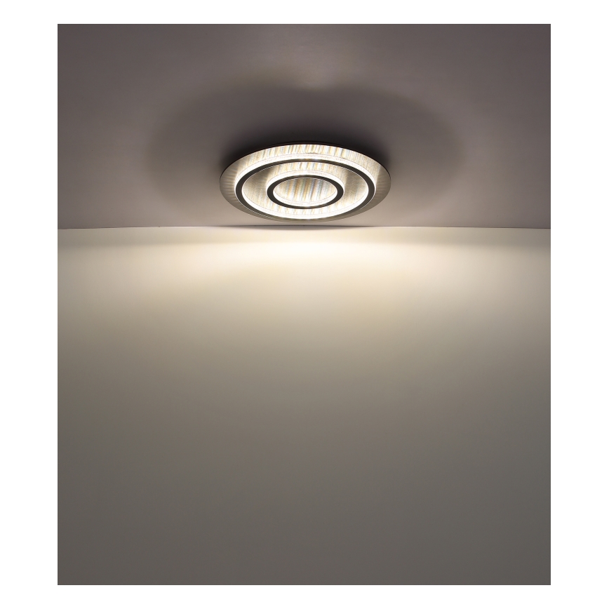 Globo - ściemnialna oprawa sufitowa LED/60W/230V 3000-6500K średnica 55 cm antracyt + pilot zdalnego sterowania