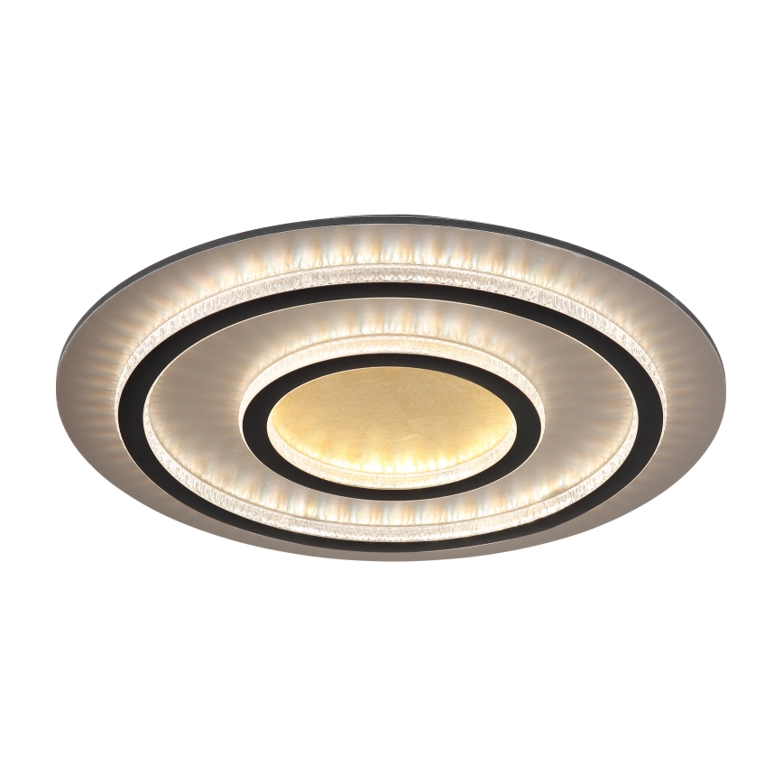 Globo - ściemnialna lampa sufitowa LED/60W/230V 3000-6500K śr. 55 cm czarna + pilot zdalnego sterowania