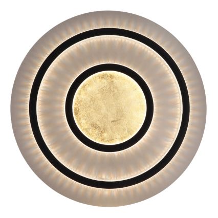 Globo - ściemnialna lampa sufitowa LED/60W/230V 3000-6500K śr. 55 cm czarna + pilot zdalnego sterowania
