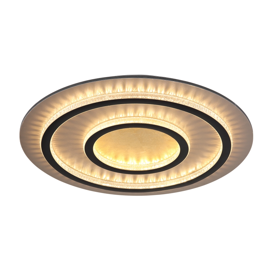 Globo - ściemnialna lampa sufitowa LED/60W/230V 3000-6500K śr. 55 cm czarna + pilot zdalnego sterowania