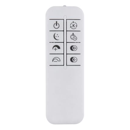 Globo - ściemnialna lampa sufitowa LED/60W/230V 3000-6500K śr. 55 cm czarna + pilot zdalnego sterowania