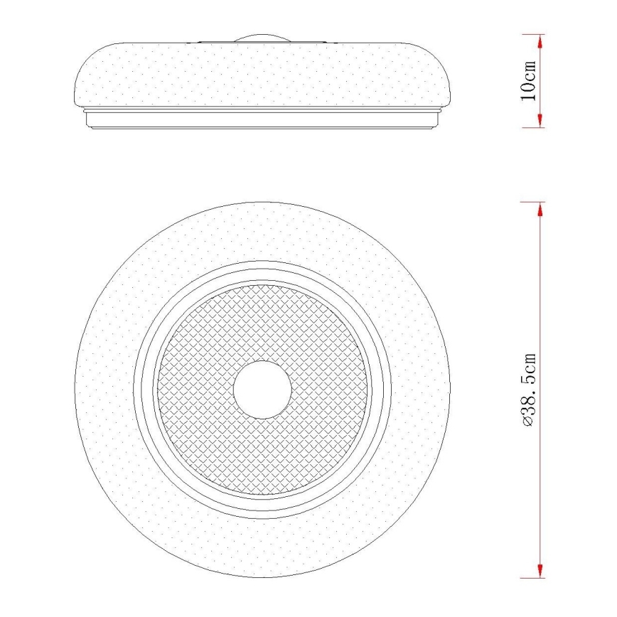 Globo - Plafon LED/24W/230V 2700/4000/6000K Ø 38,5 cm biały