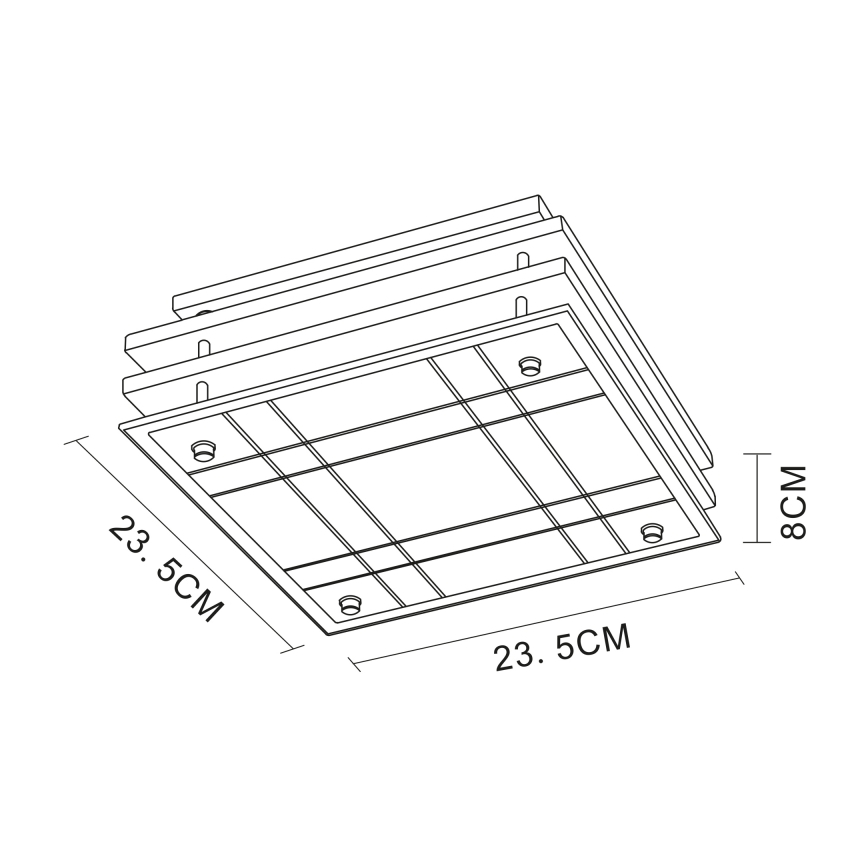 Globo - Lampa sufitowa 1xE27/60W/230V