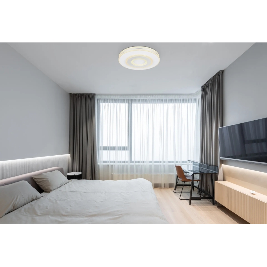 Globo - ściemnialna lampa sufitowa LED/48W/230V 2700-6000K śr. 42 cm + pilot