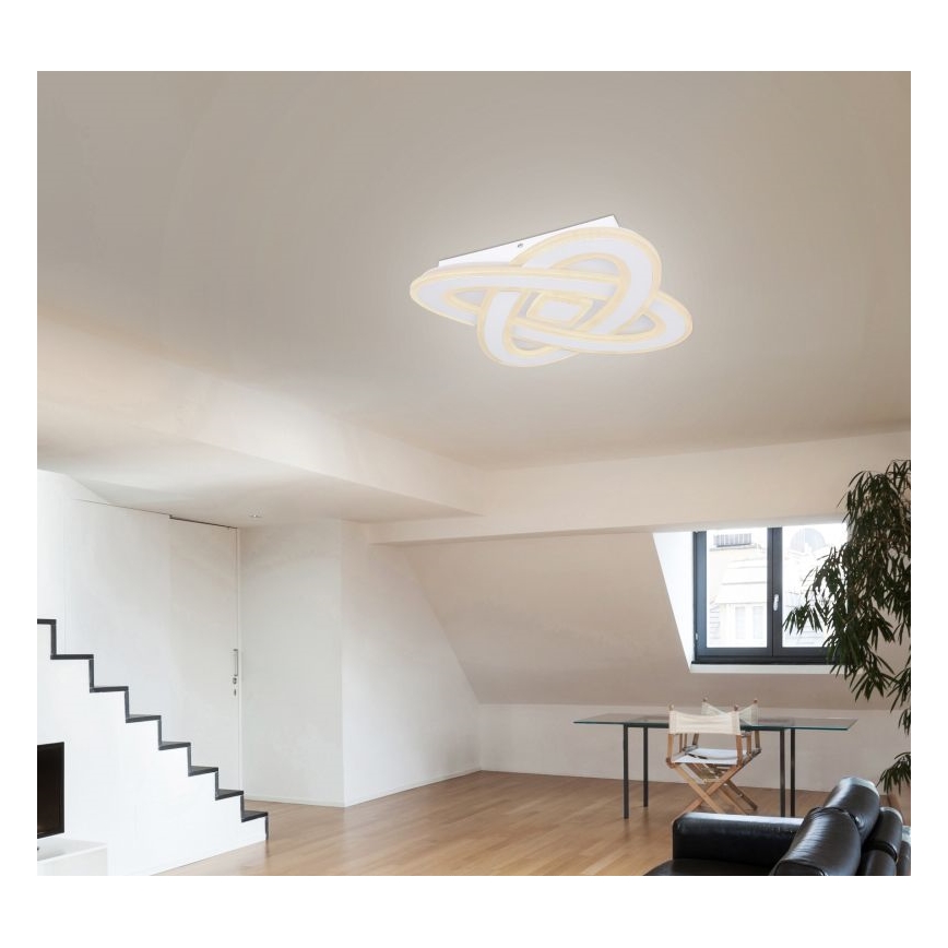 Globo - LED Plafon ściemnialny LED/36W/230V 3000-6000K śr. 50 cm biały + pilot zdalnego sterowania