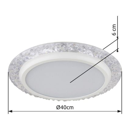 Globo - LED Plafon LED/22W/230V 3000K śr. 40 cm
