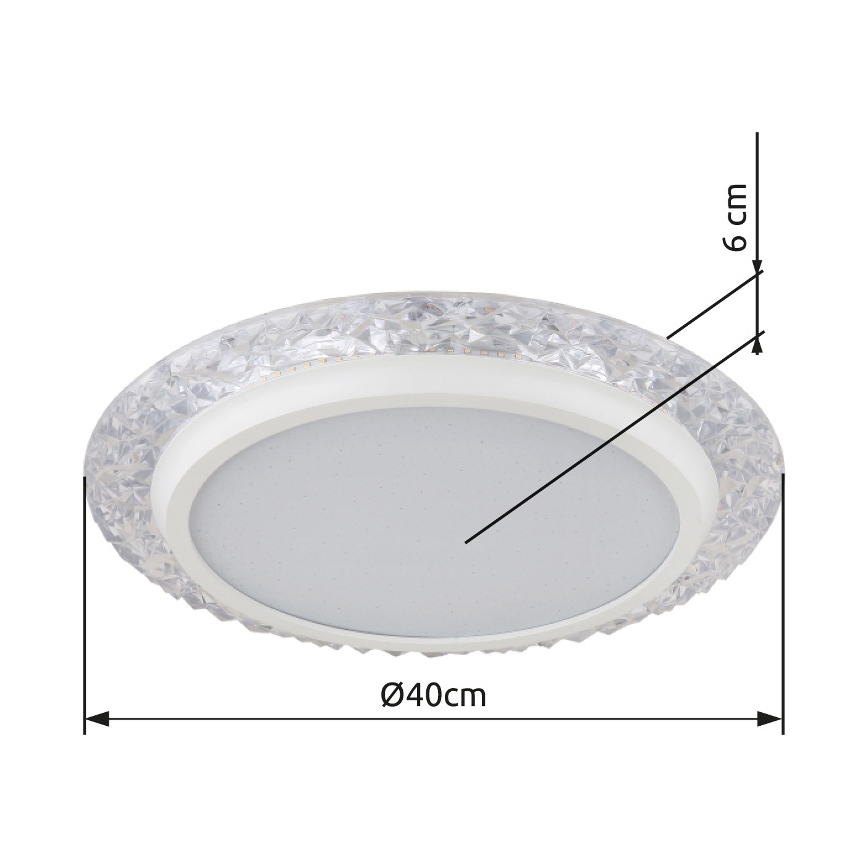 Globo - LED Plafon LED/22W/230V 3000K śr. 40 cm