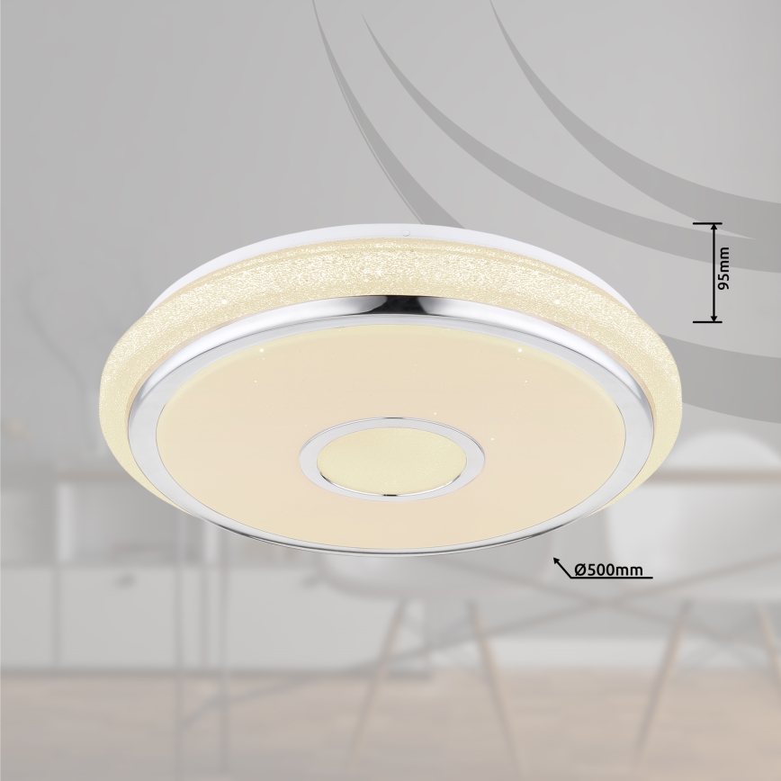 Globo - LED Plafon ściemnialny LED/40W/230V 2700-6500K + zdalne sterowanie