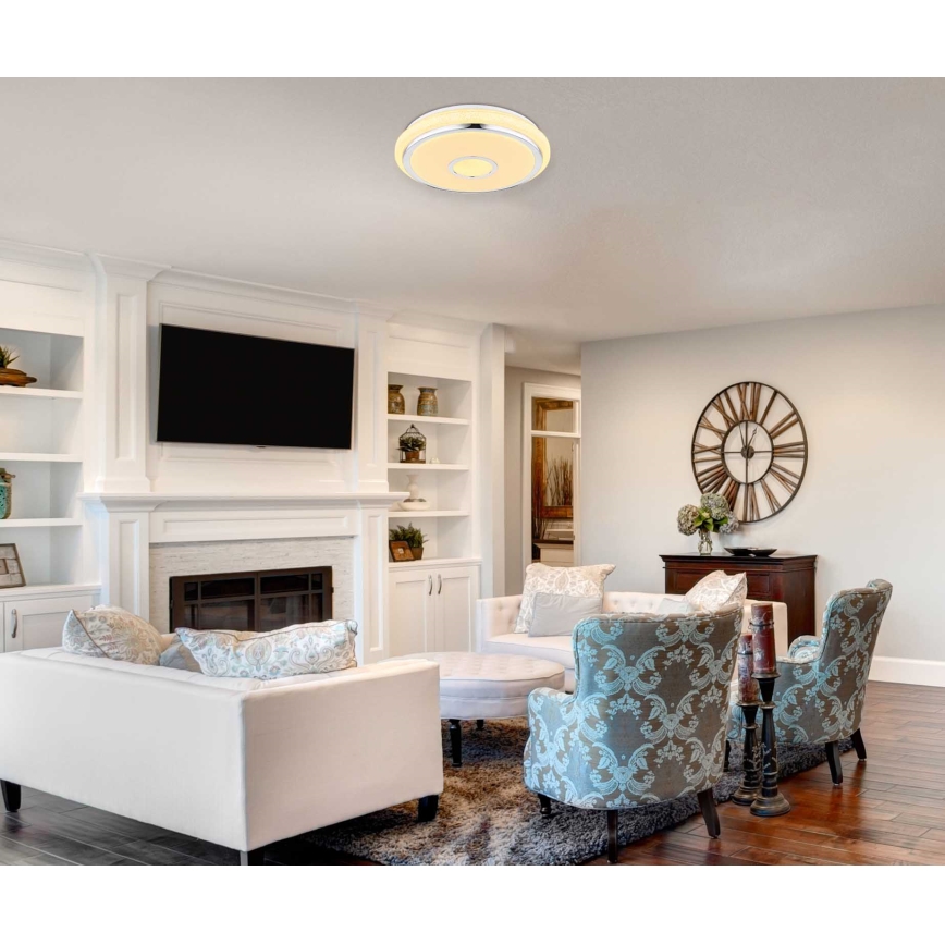 GLOBO 48389-40 - LED Ściemnialny plafon z pilotem DANI 1xLED/40W/230V