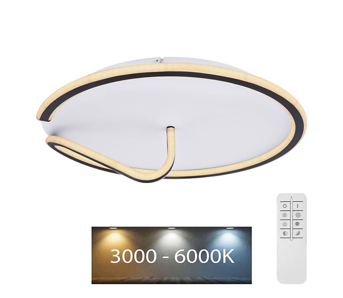 Globo 48439-50-LED Plafon ściemnialny RODAN LED/50W/230V 3000-6000K+pilot