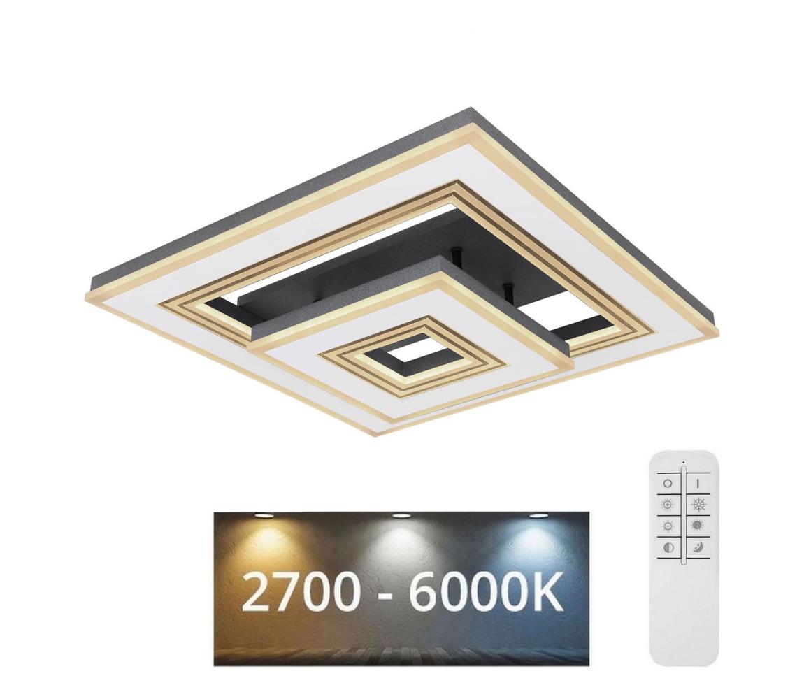 Globo 48449-56-Plafon ściemnialny JACK LED/50W/230V + pilot zdalnego sterowania