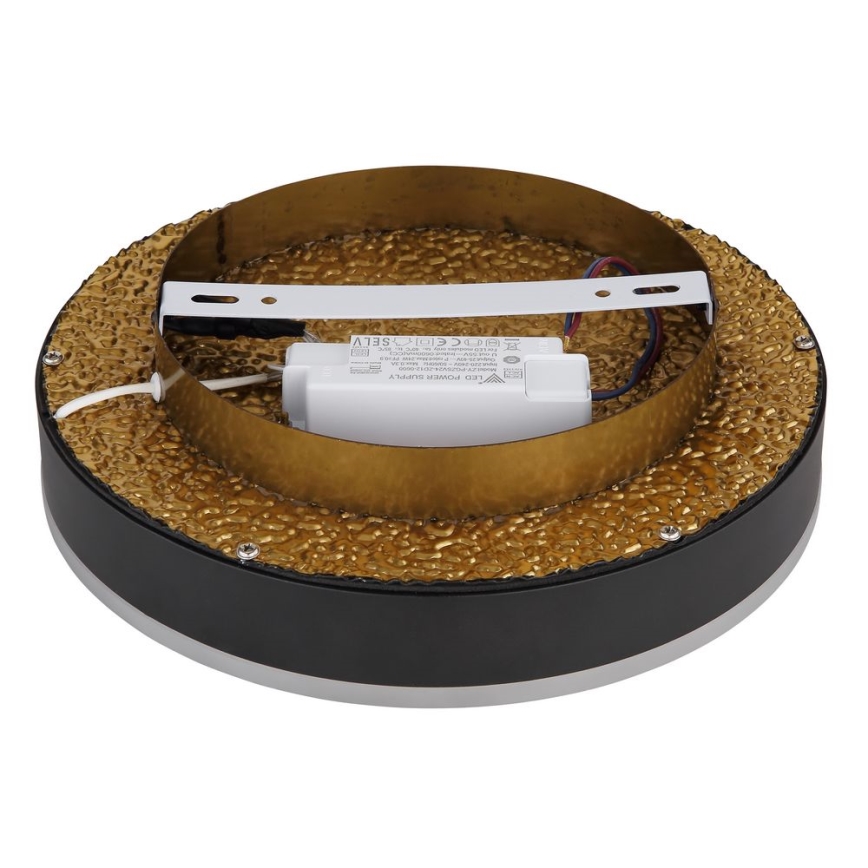 Globo - Lampa sufitowa LED/24W/230V śr. 30 cm czarna