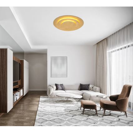 Globo - Lampa sufitowa LED LED/40W/230V 3000K, średnica 49 cm, złota