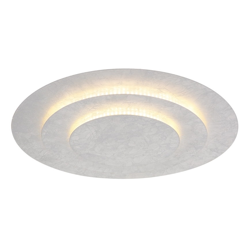 Globo - Lampa sufitowa LED/40W/230V 3000K śr. 49 cm srebrna