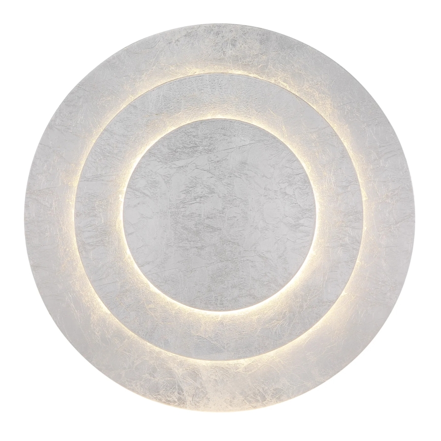 Globo - Lampa sufitowa LED/40W/230V 3000K śr. 49 cm srebrna