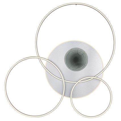 Globo - LED Plafon ściemnialny LED/70W/230V 2700-6500K matowy chrom + zdalne sterowanie