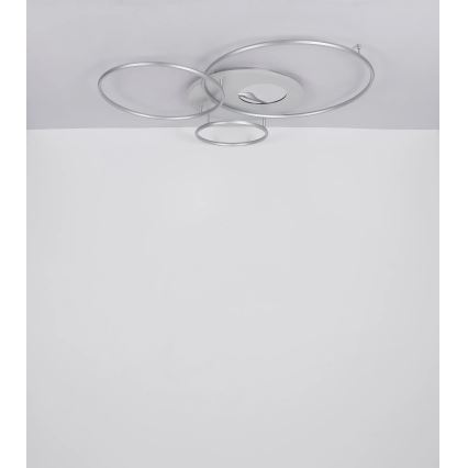 Globo - LED ściemnialna lampa sufitowa LED/70W/230V 2700-6500K Wi-Fi Tuya matowy chrom + pilot zdalnego sterowania