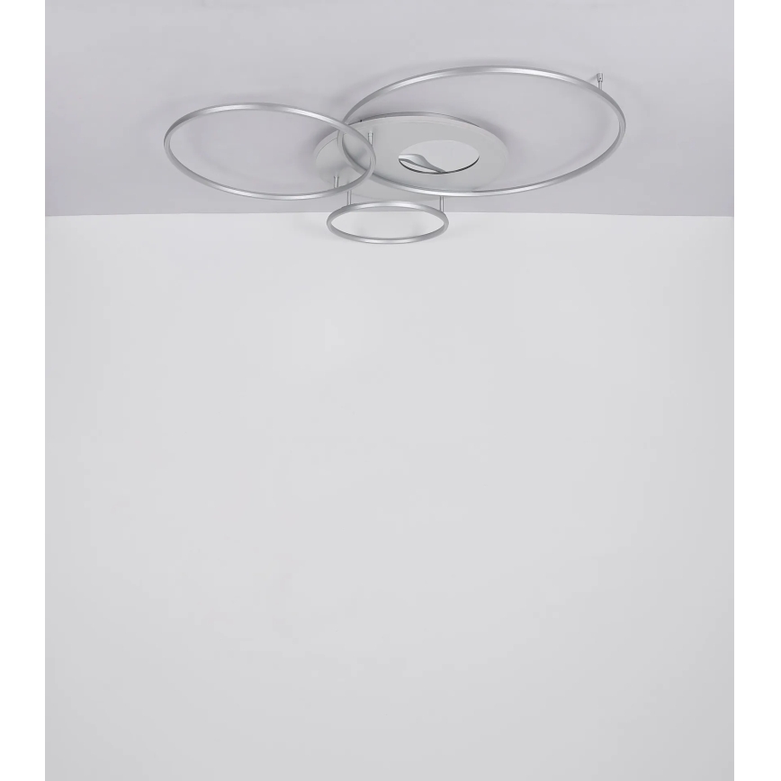 Globo - LED ściemnialna lampa sufitowa LED/70W/230V 2700-6500K Wi-Fi Tuya matowy chrom + pilot zdalnego sterowania