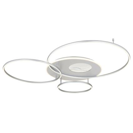 Globo - LED ściemnialna lampa sufitowa LED/70W/230V 2700-6500K Wi-Fi Tuya matowy chrom + pilot zdalnego sterowania