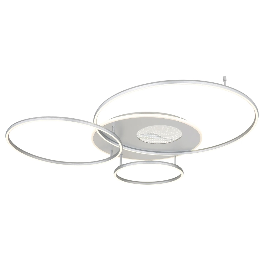 Globo - LED ściemnialna lampa sufitowa LED/70W/230V 2700-6500K Wi-Fi Tuya matowy chrom + pilot zdalnego sterowania