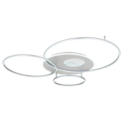 Globo - LED ściemnialna lampa sufitowa LED/70W/230V 2700-6500K Wi-Fi Tuya matowy chrom + pilot zdalnego sterowania
