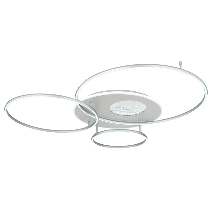 Globo - LED ściemnialna lampa sufitowa LED/70W/230V 2700-6500K Wi-Fi Tuya matowy chrom + pilot zdalnego sterowania