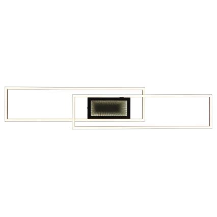 Globo - Ściemnialny plafon LED/42W/230V 2700-6500K 19,6x96 cm czarny + pilot zdalnego sterowania