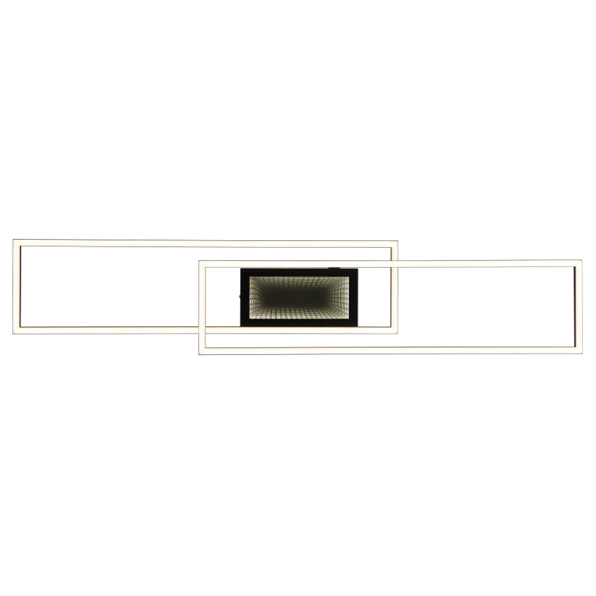 Globo - Ściemnialny plafon LED/42W/230V 2700-6500K 19,6x96 cm czarny + pilot zdalnego sterowania
