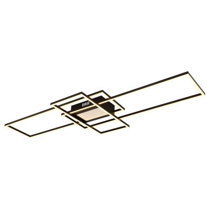 Globo - Ściemnialna lampa sufitowa LED/60W/230V 2700-6500K 42x110,8 cm czarna + pilot zdalnego sterowania