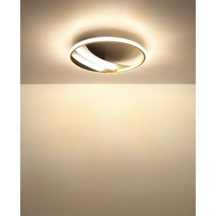 Globo - Lampa sufitowa LED/24W/230V 3000/4000/6000K śr. 41 cm złota