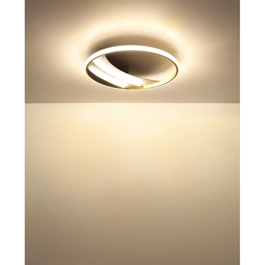 Globo - Lampa sufitowa LED/24W/230V 3000/4000/6000K śr. 41 cm złota