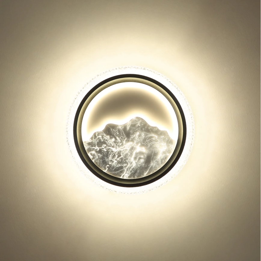 Globo - Oprawa sufitowa LED/28W/230V 3000/4200/6000K śr. 39,5 cm srebrna