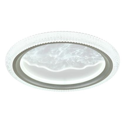 Globo - Oprawa sufitowa LED/28W/230V 3000/4200/6000K śr. 39,5 cm srebrna