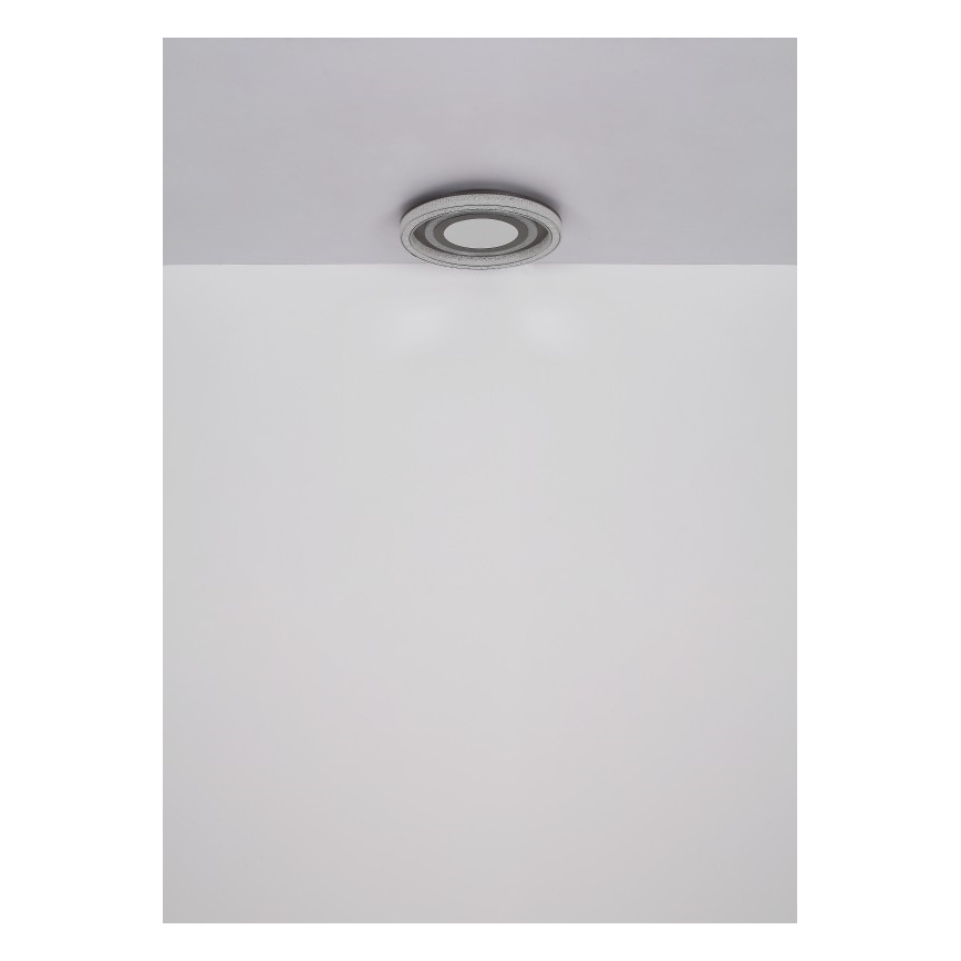 Globo - LED regulowane oświetlenie sufitowe LED/48W/230V 2700-6000K śr. 48 cm antracyt + pilot do zdalnego sterowania