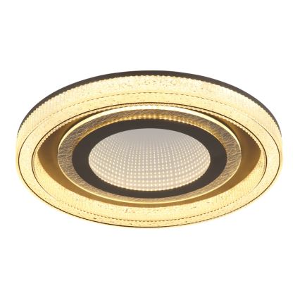 Globo - LED Plafon ściemnialny LED/48W/230V 2700-6000K śr. 48 cm antracyt + pilot zdalnego sterowania