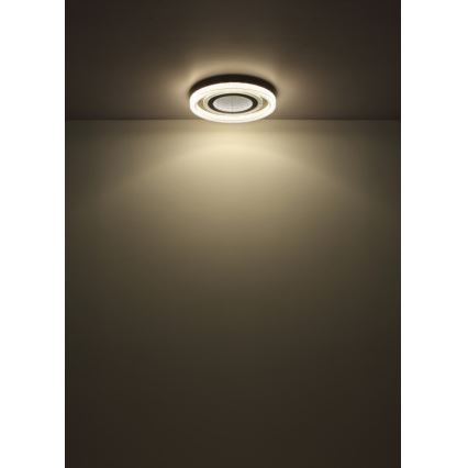 Globo - LED Plafon ściemnialny LED/48W/230V 2700-6000K śr. 48 cm antracyt + pilot zdalnego sterowania