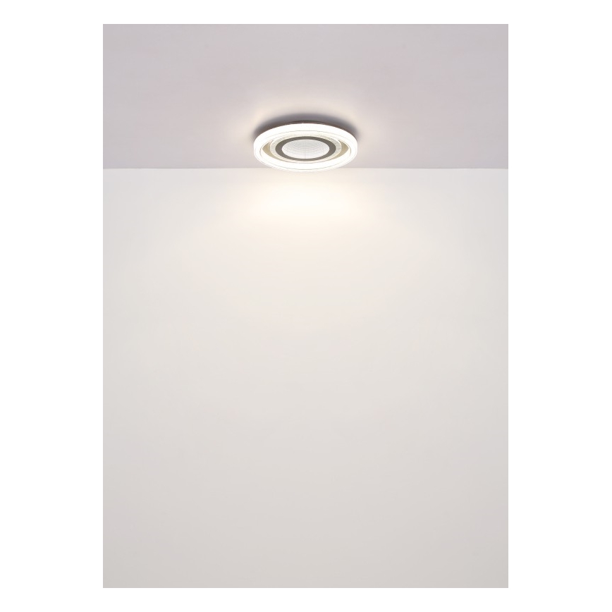 Globo - LED Plafon ściemnialny LED/48W/230V 2700-6000K śr. 48 cm antracyt + pilot zdalnego sterowania