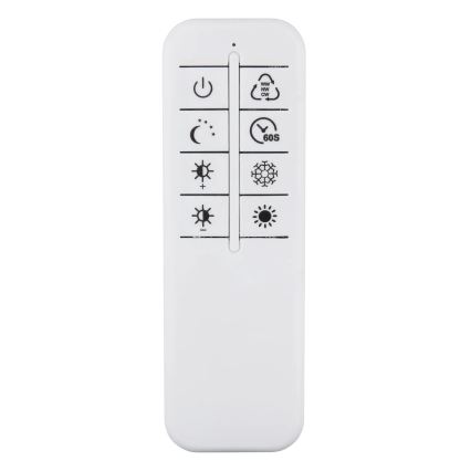 Globo - ściemnialna lampa sufitowa LED/60W/230V 2700-6000K śr. 59 cm biała/kremowa + pilot zdalnego sterowania