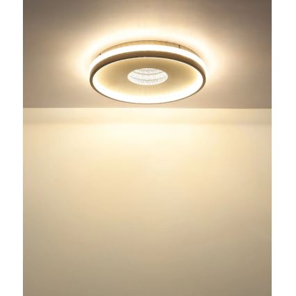 Globo - ściemnialna oprawa sufitowa LED/30W/230V 2700-6500K śr. 41 cm + pilot zdalnego sterowania