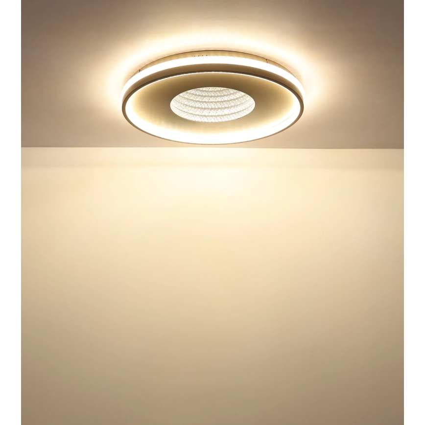 Globo - Ściemnialna lampa sufitowa LED/40W/230V 2700-6500K Ø 50,5 cm + zdalne sterowanie