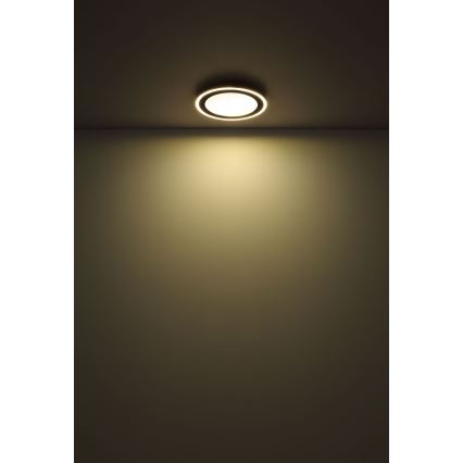 Globo - LED Plafon LED/24W/230V 4000K śr. 34 cm czarny