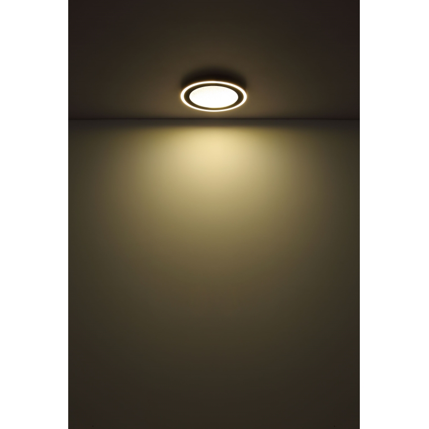 Globo - LED Plafon LED/24W/230V 4000K śr. 34 cm czarny
