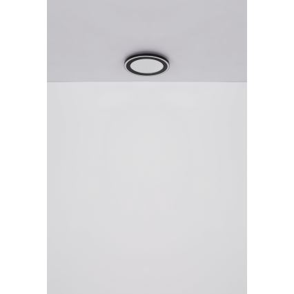 Globo - LED Plafon LED/24W/230V 4000K śr. 34 cm czarny